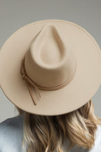 Load image into Gallery viewer, Camille Wool Wide Brim Hat
