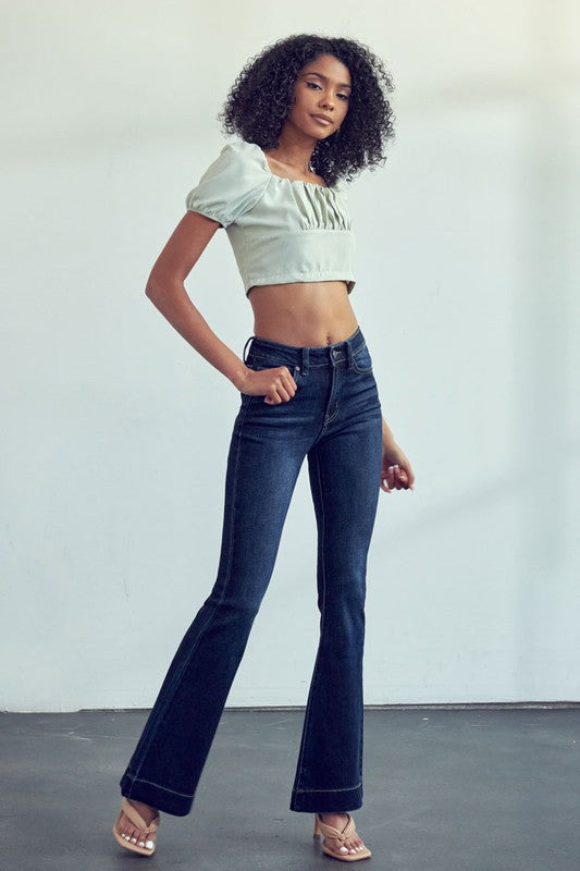 Preston High Rise Flare Jeans