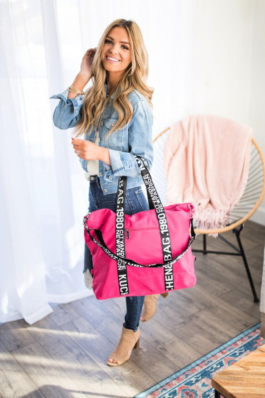 Vacay Bound Trendy Weekend Getaway Bag Tote