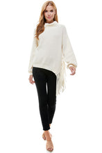 Load image into Gallery viewer, Bianca Asymmetric Fringe Sweater
