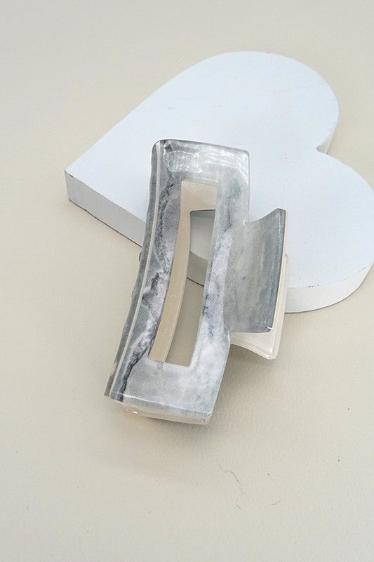 Marble Hair Jaw Clip