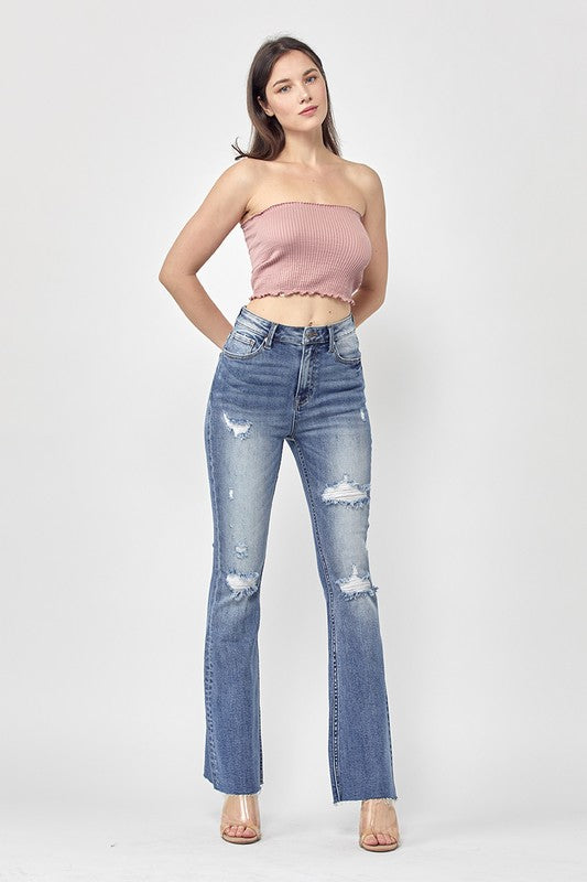 Henrie High Rise Flare Jeans