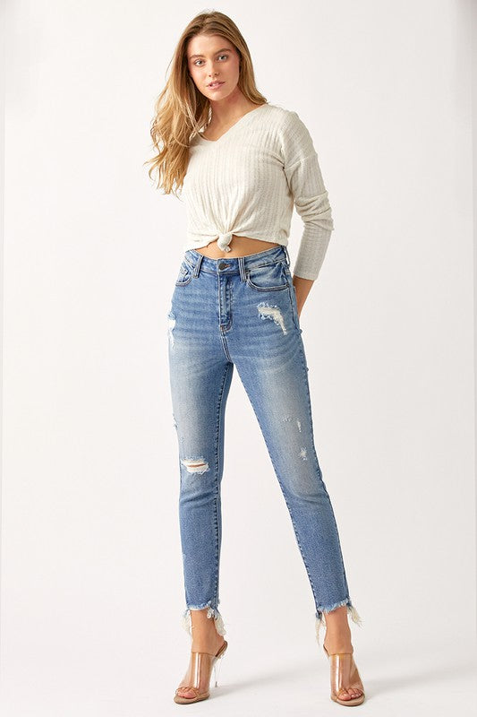 Stevie High Rise Skinny Jeans