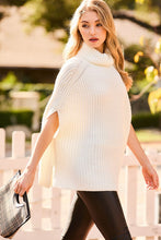 Load image into Gallery viewer, Tenille Turtleneck Sweater Cape
