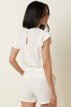 Load image into Gallery viewer, Lucy Ruffle Sleeve Blouse
