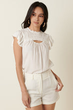 Load image into Gallery viewer, Lucy Ruffle Sleeve Blouse
