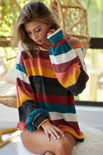 Load image into Gallery viewer, Hayden Striped Knit Sweatshirt
