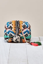 Load image into Gallery viewer, Jacquard Print Makeup Bag
